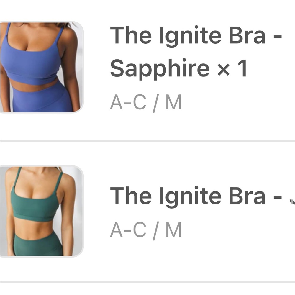 Balance athletica ignite bras